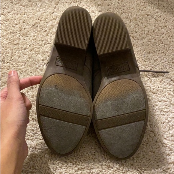 Grey suede booties - Picture 4 of 4